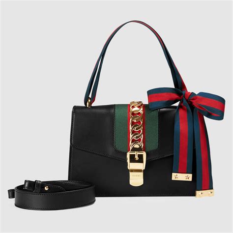 gucci sylvie shoulder bag|Gucci Sylvie Handbag 356741 .